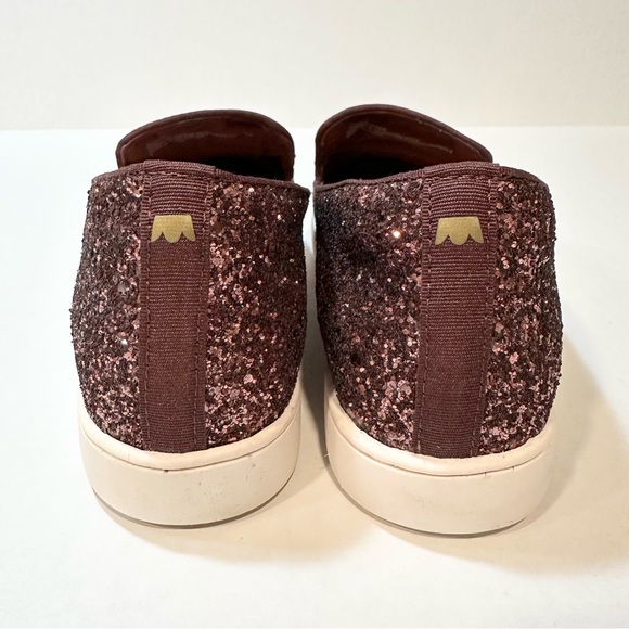 Birdies The Swift Rose Sparkle Slip On Sneaker Pink Glitter Ombré, Size 8 - Picture 3 of 10